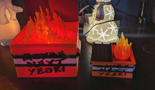 Cleveland Dumpster Fire ornament