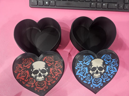 Skull heart box